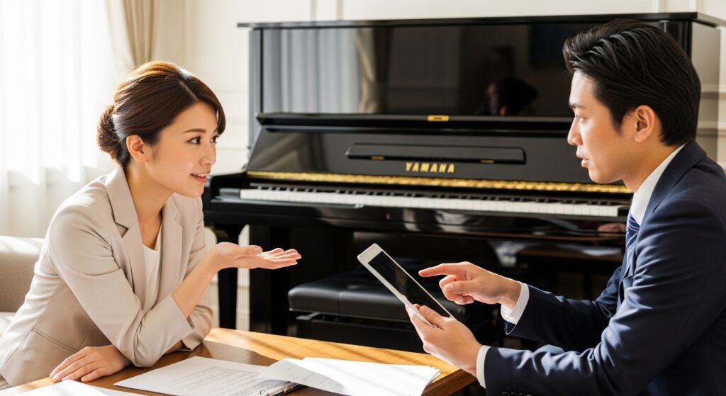 ピアノの買取屋さん減額された？その理由と取り返す方法｜交渉の言い方・相見積もりの出し方
