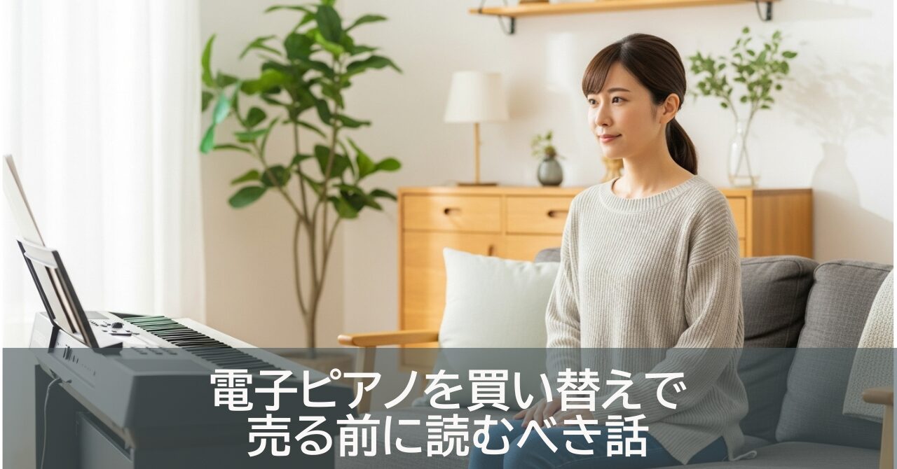 電子ピアノを買い替えで売る前に読むべき話