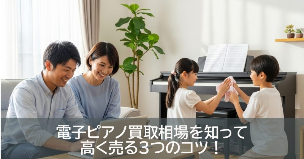 電子ピアノ買取相場を知って高く売る３つのコツ！