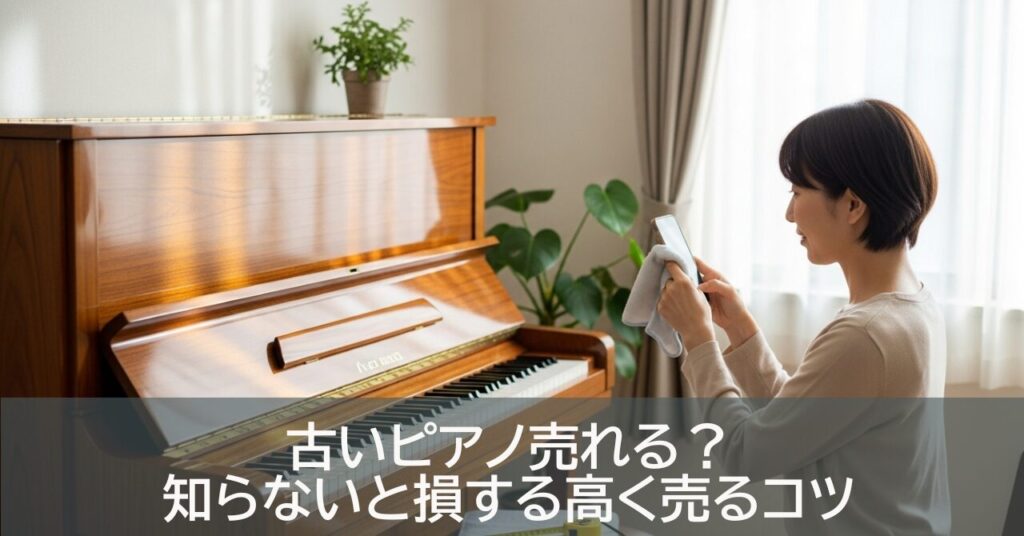 古いピアノ売れる？知らないと損する高く売るコツ