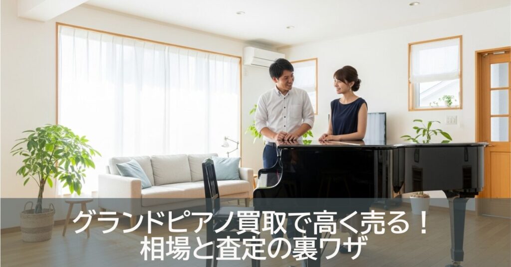 グランドピアノ買取で高く売る！相場と査定の裏ワザ
