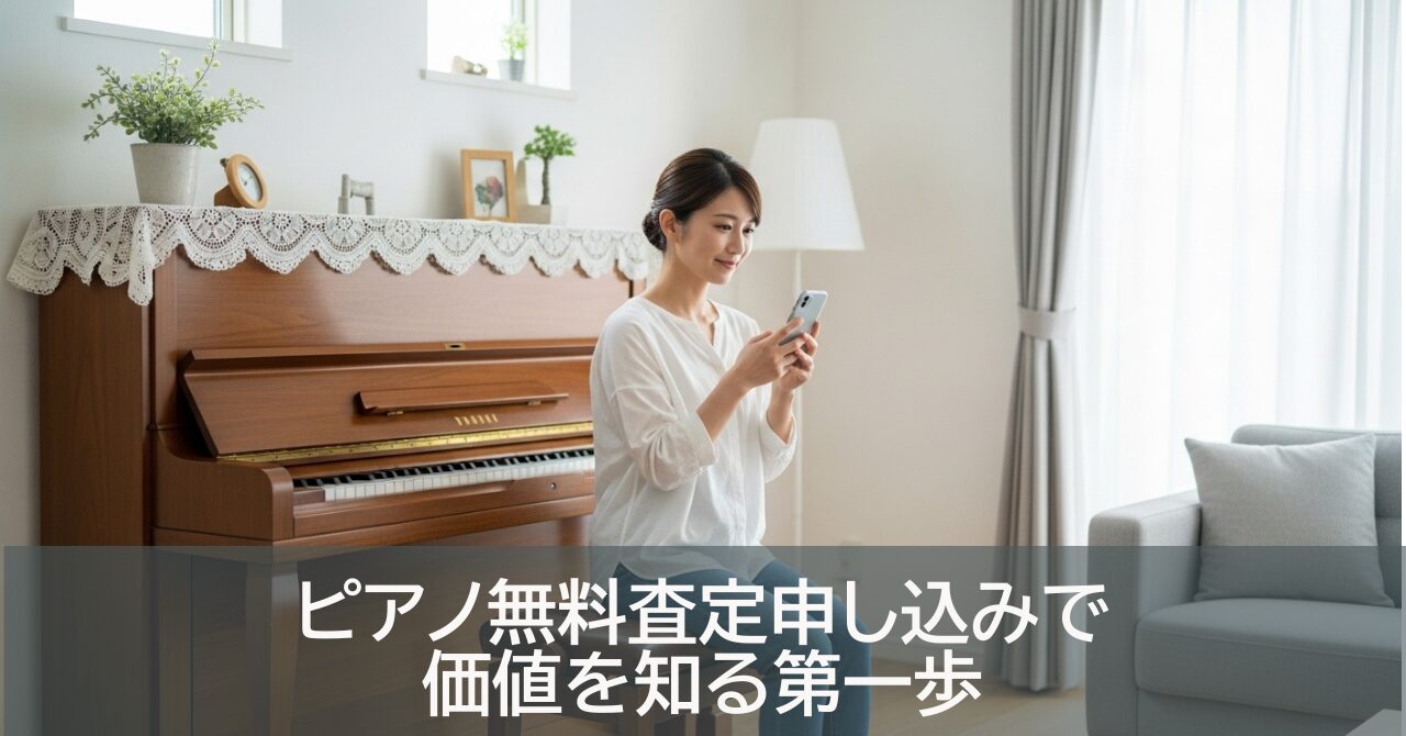ピアノ無料査定申し込みで価値を知る第一歩
