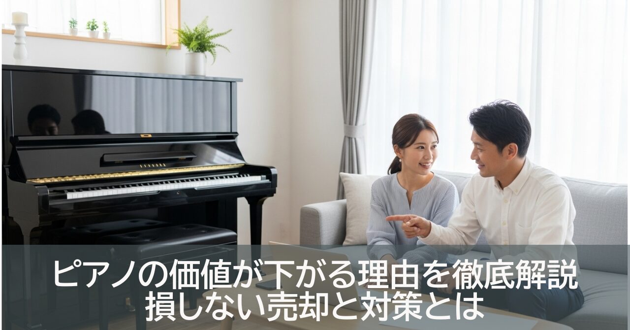 ピアノの価値が下がる理由を徹底解説｜損しない売却と対策とは