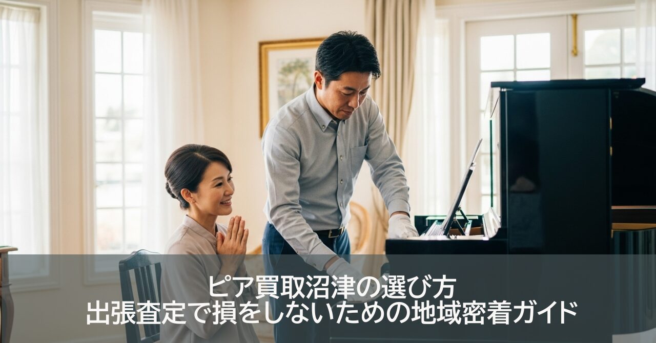 ピア買取沼津の選び方｜出張査定で損をしないための地域密着ガイド