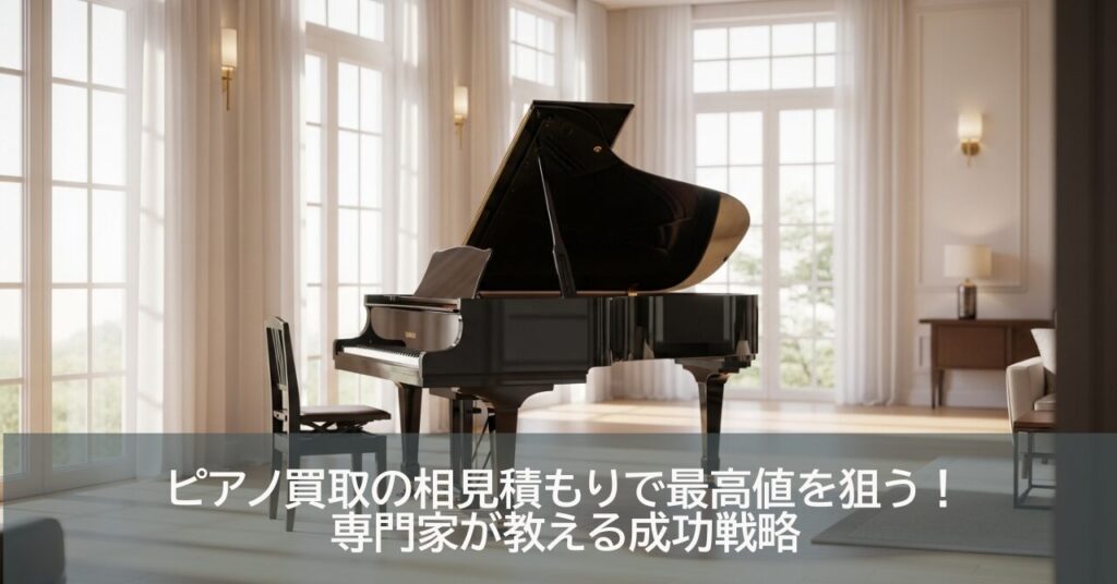 ピアノ買取の相見積もりで最高値を狙う！専門家が教える成功戦略