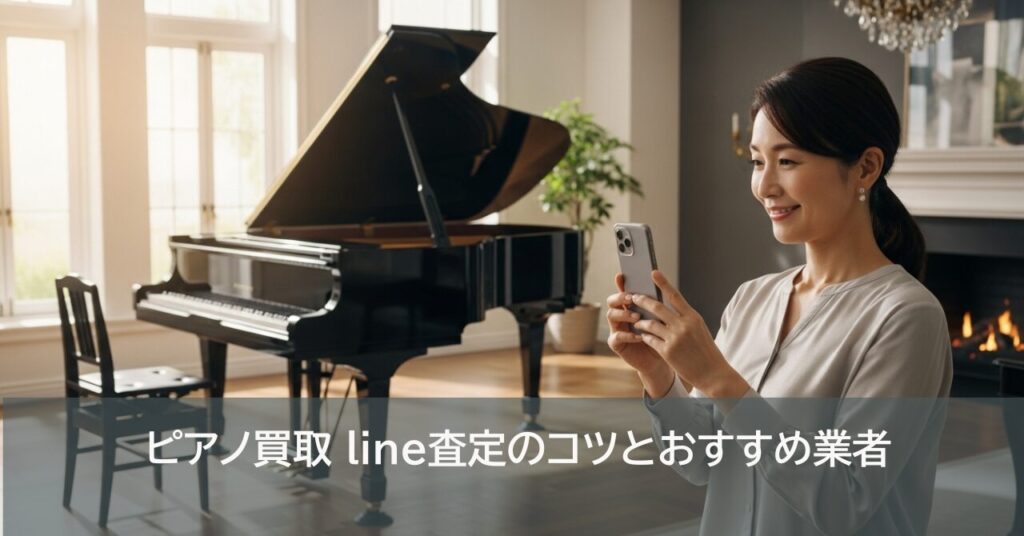 ピアノ買取 line査定のコツとおすすめ業者