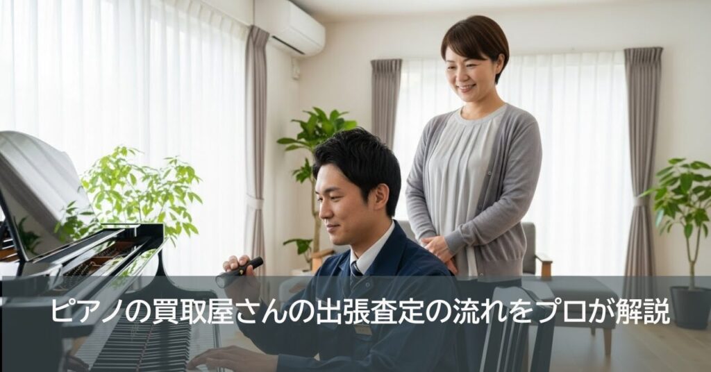 ピアノの買取屋さん 出張査定の流れ｜当日の所要時間・準備・必要書類
