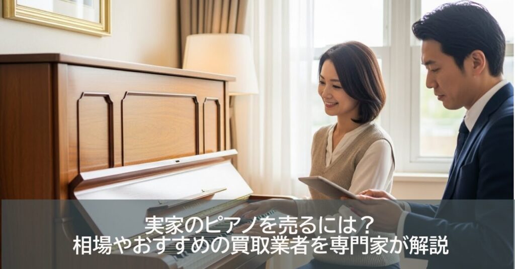 実家のピアノを売るには？相場やおすすめの買取業者を専門家が解説