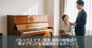 ロレックス ピアノ買取 価格の相場は？希少ブランドを高価売却するポイント