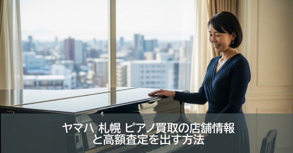 ヤマハ 札幌 ピアノ買取の店舗情報と高額査定を出す方法