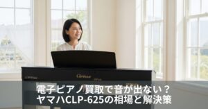 電子ピアノ買取で音が出ない？ヤマハCLP-625の相場と解決策