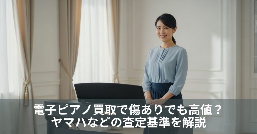 電子ピアノ買取で傷ありでも高値？ヤマハなどの査定基準を解説