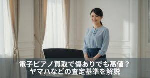 電子ピアノ買取で傷ありでも高値？ヤマハなどの査定基準を解説