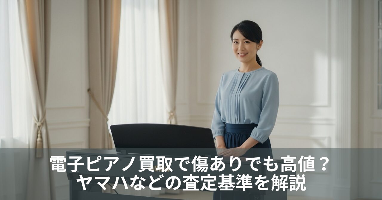 電子ピアノ買取で傷ありでも高値？ヤマハなどの査定基準を解説