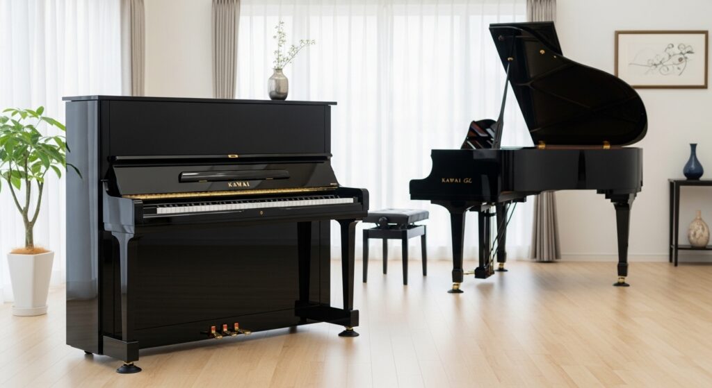 カワイアップライトピアノ買取相場