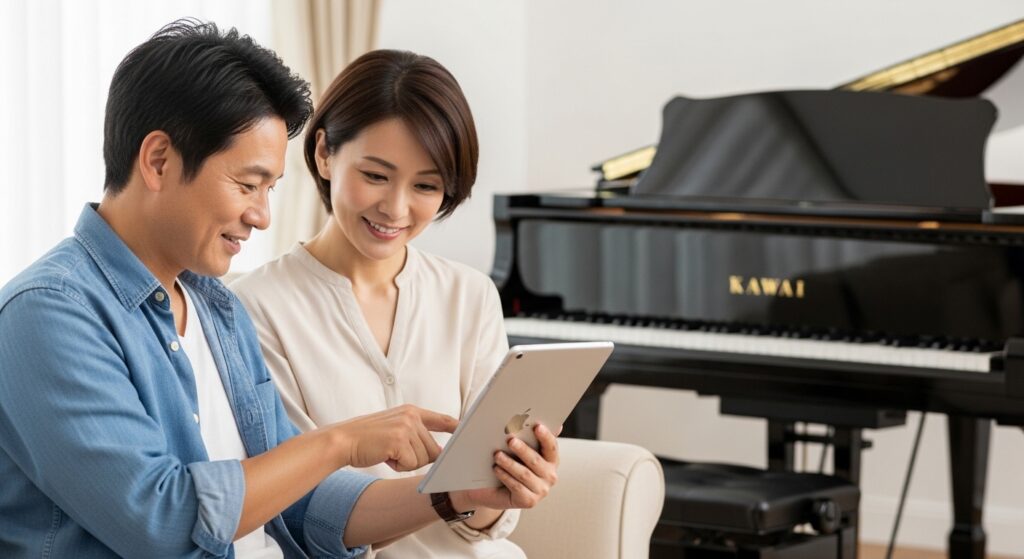 カワイピアノ買取口コミの見方