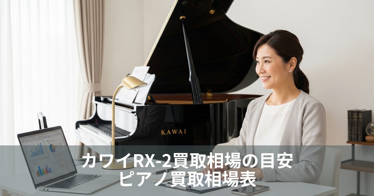 カワイRX-2買取相場の目安|ピアノ買取相場表