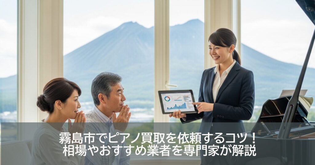 霧島市でピアノ買取を依頼するコツ！相場やおすすめ業者を専門家が解説