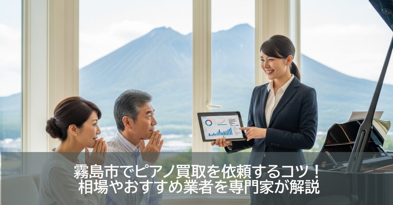 霧島市でピアノ買取を依頼するコツ！相場やおすすめ業者を専門家が解説