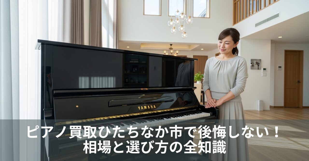 ピアノ買取ひたちなか市で後悔しない！相場と選び方の全知識