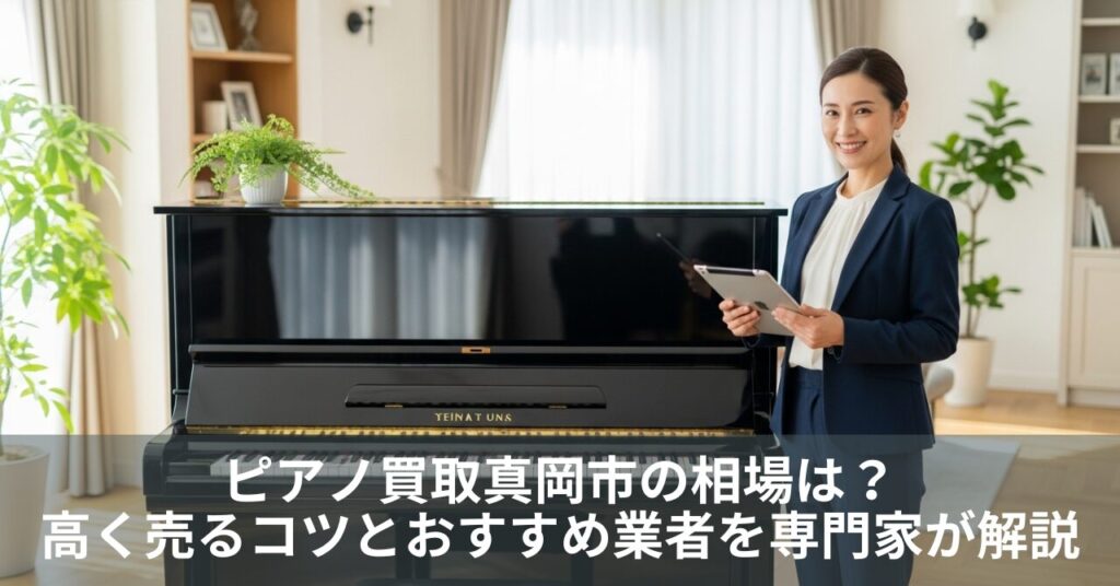 ピアノ買取真岡市の相場は？高く売るコツとおすすめ業者を専門家が解説