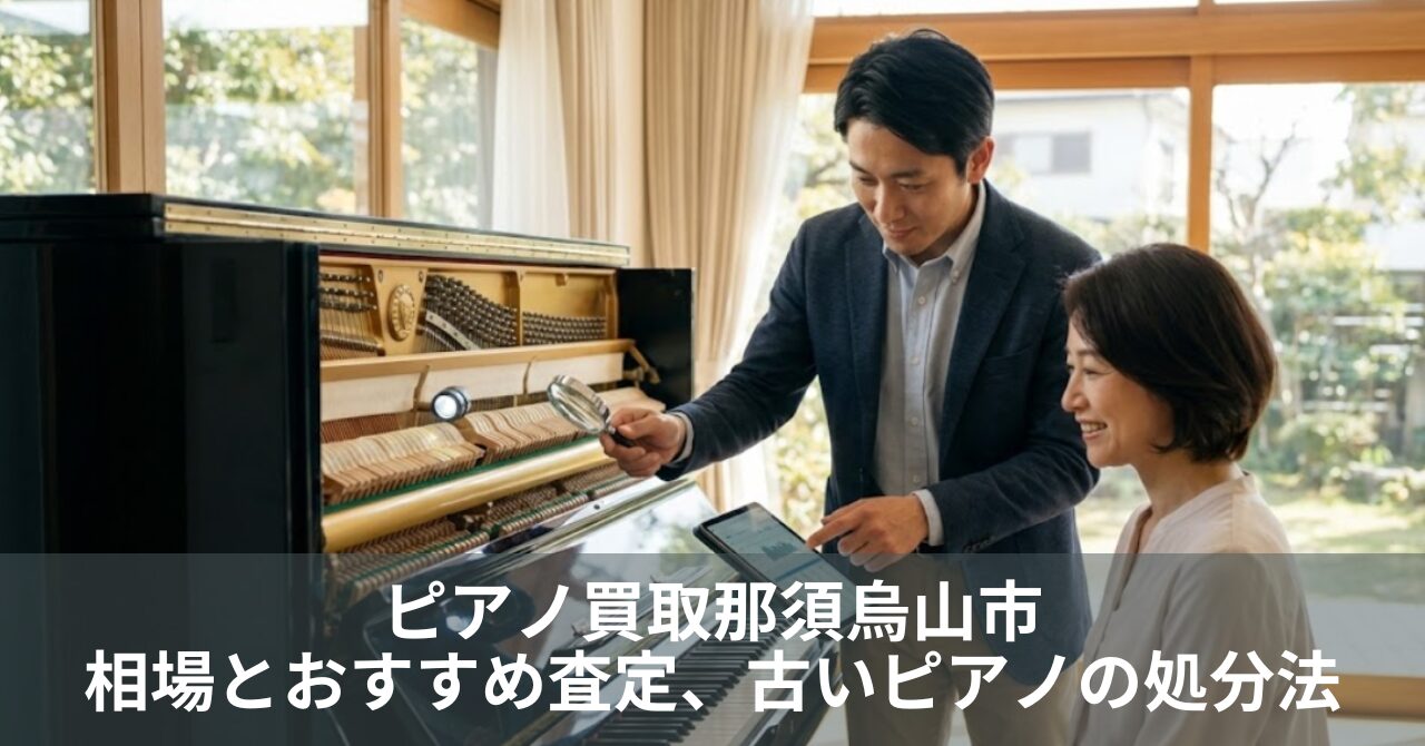 ピアノ買取那須烏山市｜相場とおすすめ査定、古いピアノの処分法