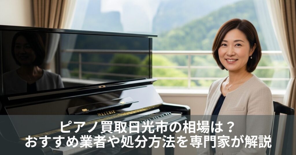 ピアノ買取日光市の相場は？おすすめ業者や処分方法を専門家が解説