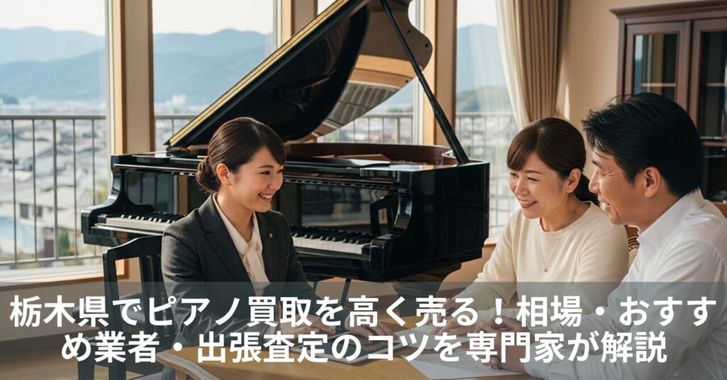 栃木県でピアノ買取を高く売る！相場・おすすめ業者・出張査定のコツを専門家が解説