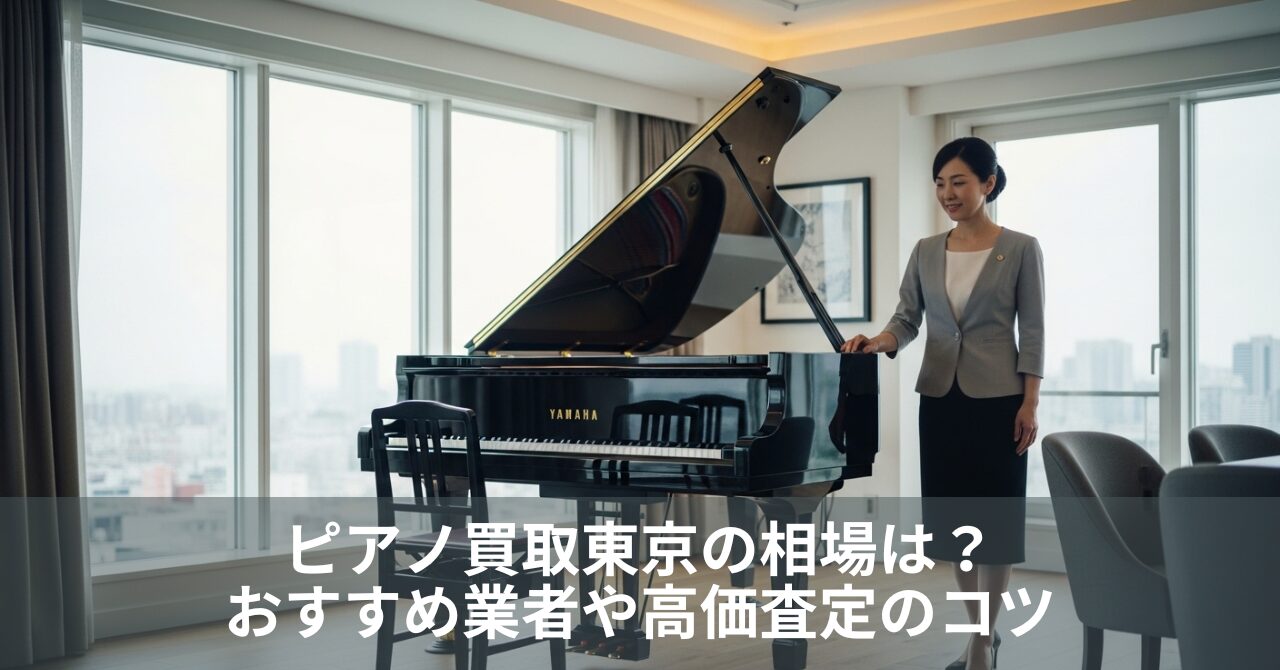 ピアノ買取東京の相場は？おすすめ業者や高価査定のコツを専門家が解説