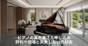 ピアノの買取屋さん申し込み｜評判や相場と失敗しない売却術