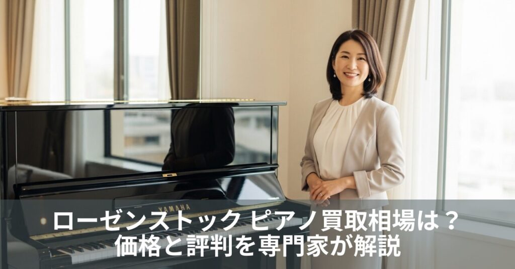 ローゼンストック ピアノ買取相場は？価格と評判を専門家が解説