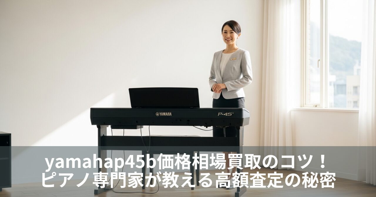 yamahap45b価格相場買取のコツ！ピアノ専門家が教える高額査定の秘密