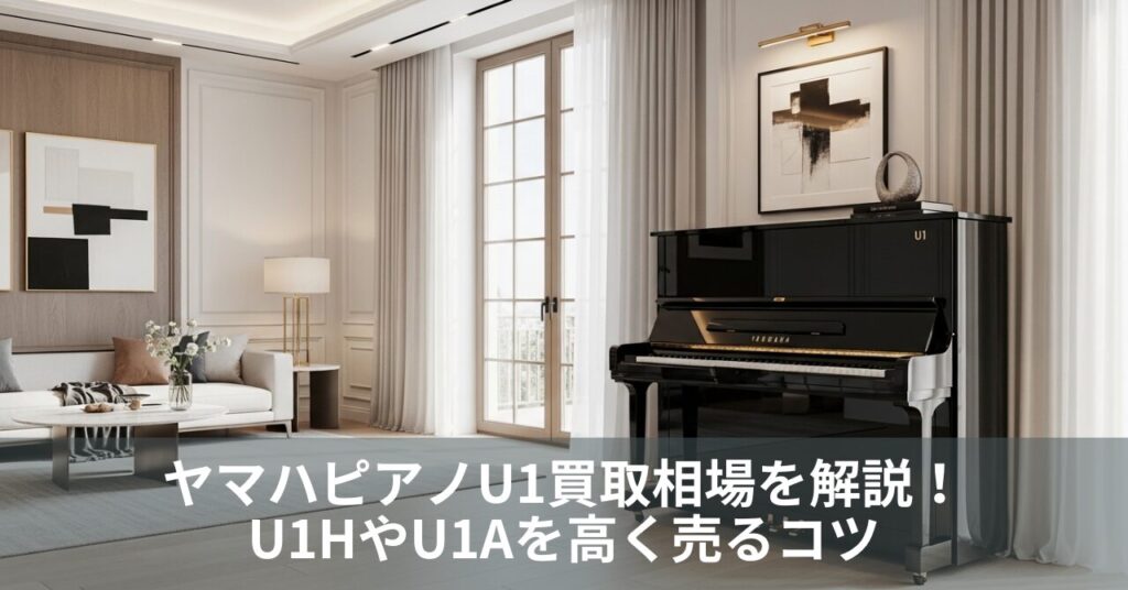 ヤマハピアノU1買取相場を解説！U1HやU1Aを高く売るコツ