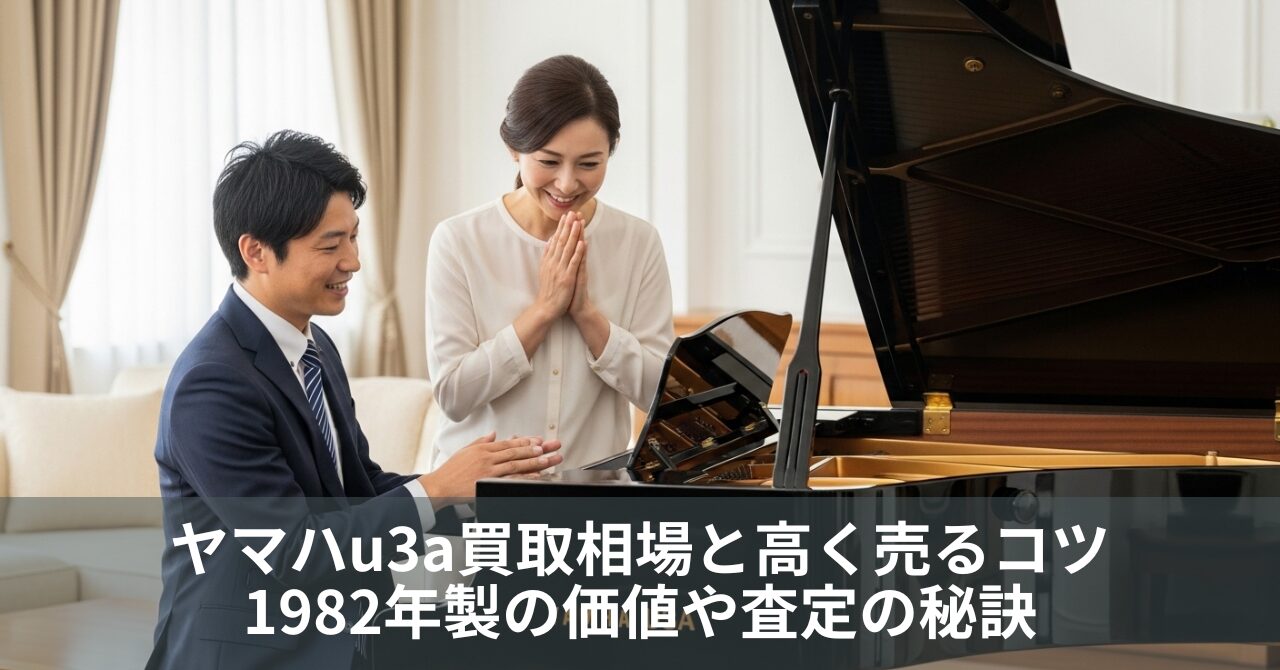 ヤマハu3a買取相場と高く売るコツ｜1982年製の価値や査定の秘訣