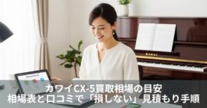 カワイCX-5買取相場の目安｜相場表と口コミで「損しない」見積もり手順