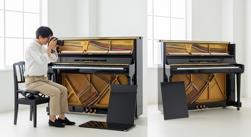 アップライトピアノむき出しでも売れる？