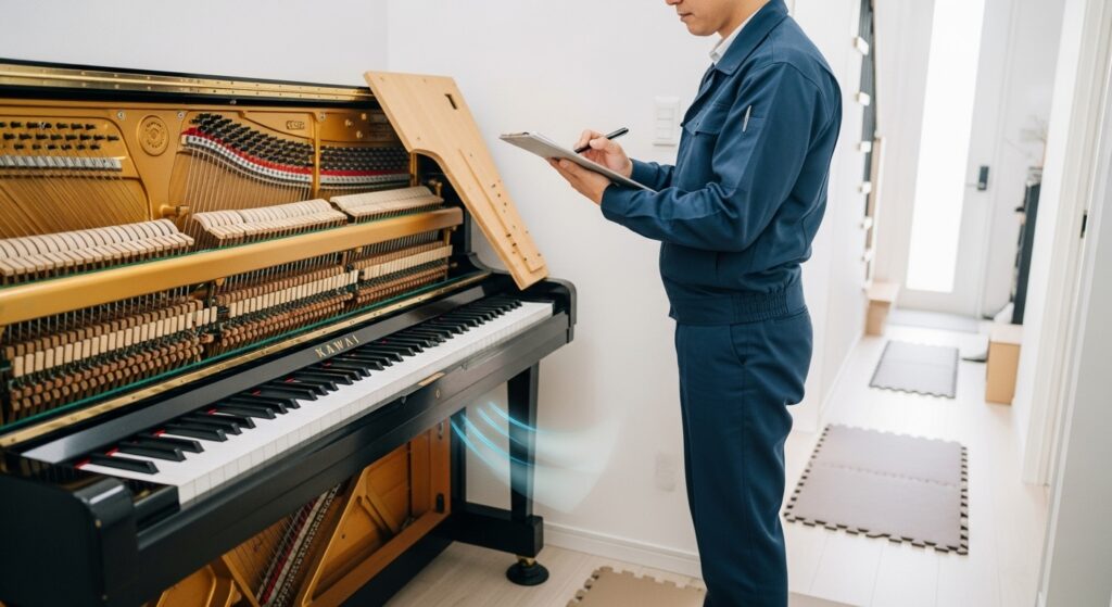 アップライトピアノむき出し査定で損しない