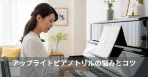 アップライトピアノトリルの悩みとコツ
