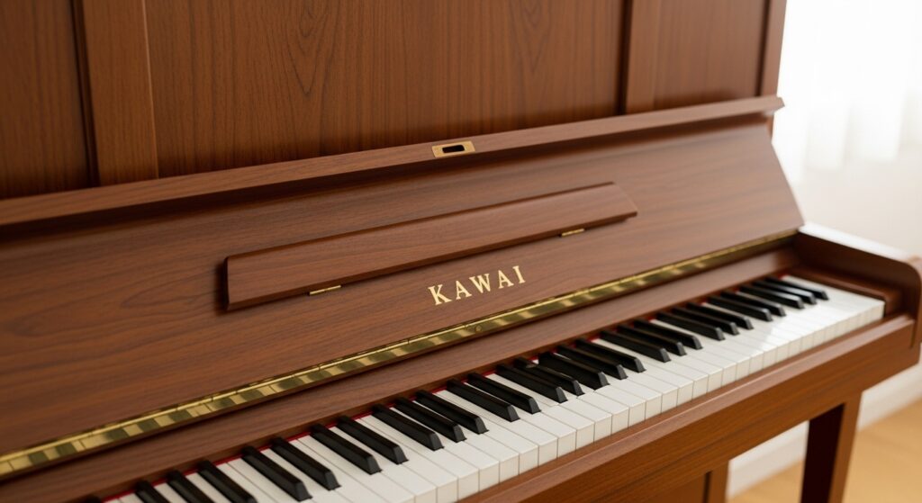 アップライトピアノ上の蓋の基本