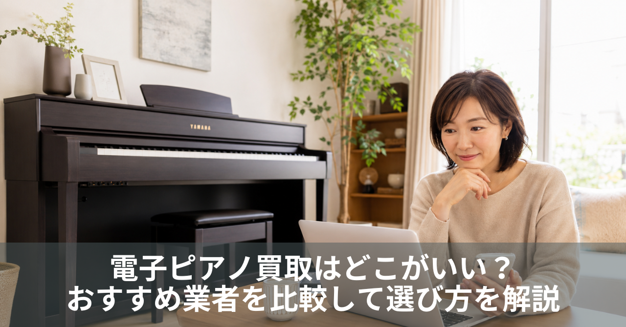 電子ピアノ買取はどこがいい?