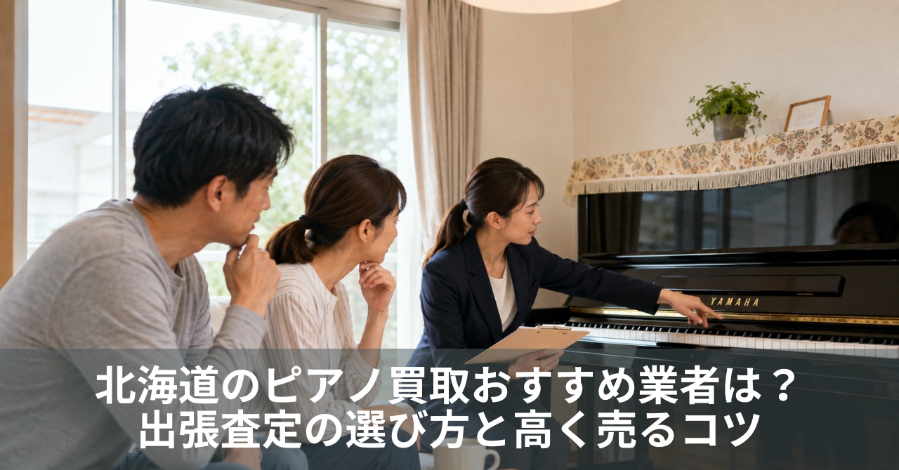 北海道のピアノ買取おすすめ業者は？