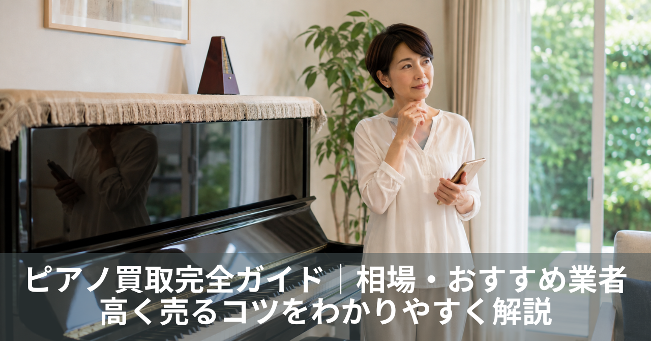 ピアノ買取完全ガイド