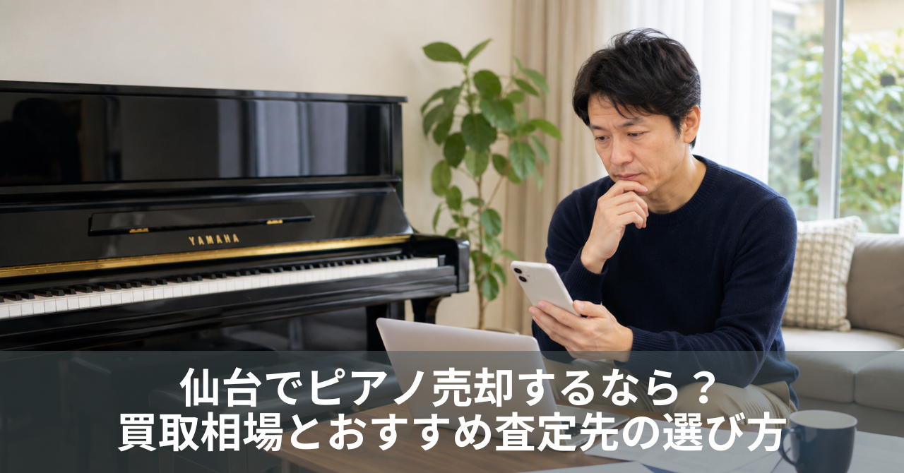 仙台でピアノ売却するなら? 買取相場とおすすめ査定先の選び方